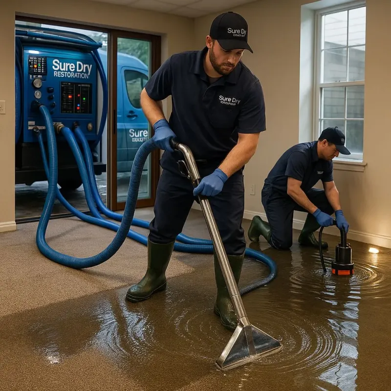 Water Extraction and Removal process in Little Flock, AR